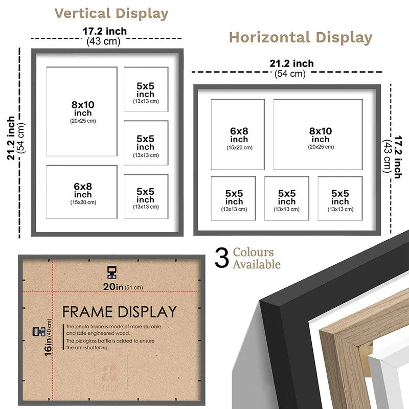 Eterna Collage Photo Frame - Black media 5