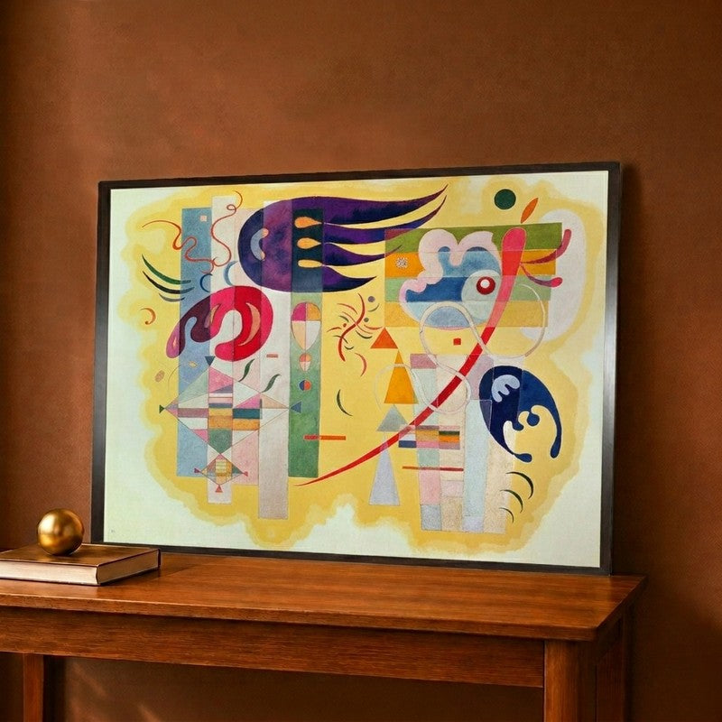Dominant Violet 1934 Canvas Wall Painting - 12 x 9 Inches