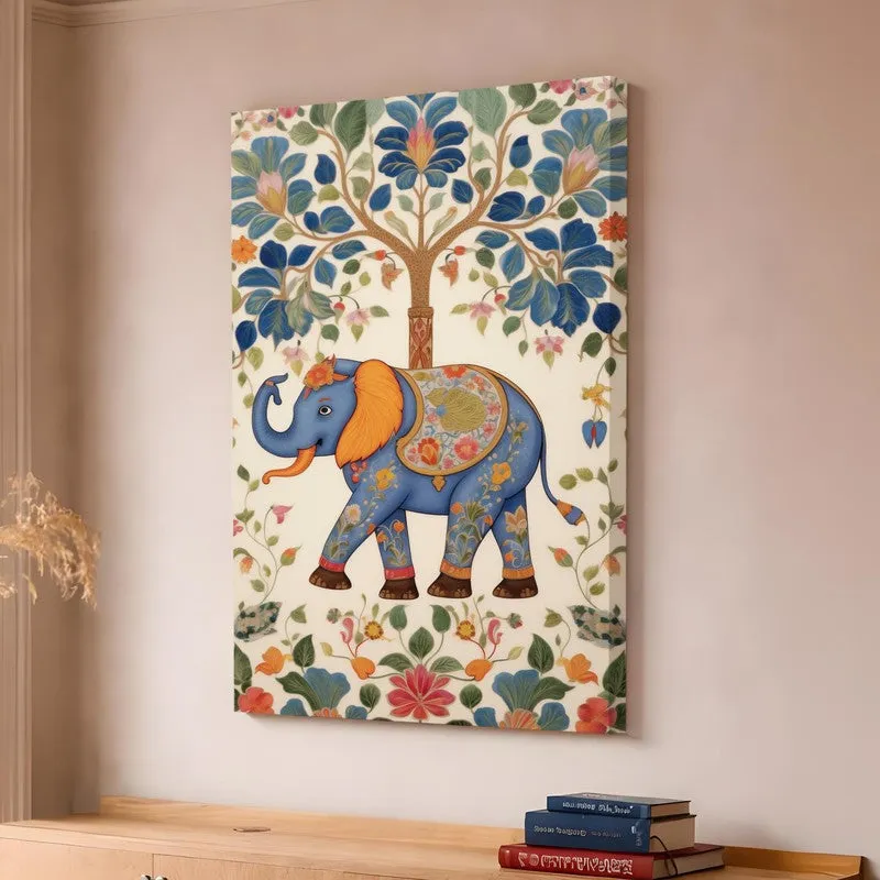 Tribal Gajraj Canvas Wall Art media 4