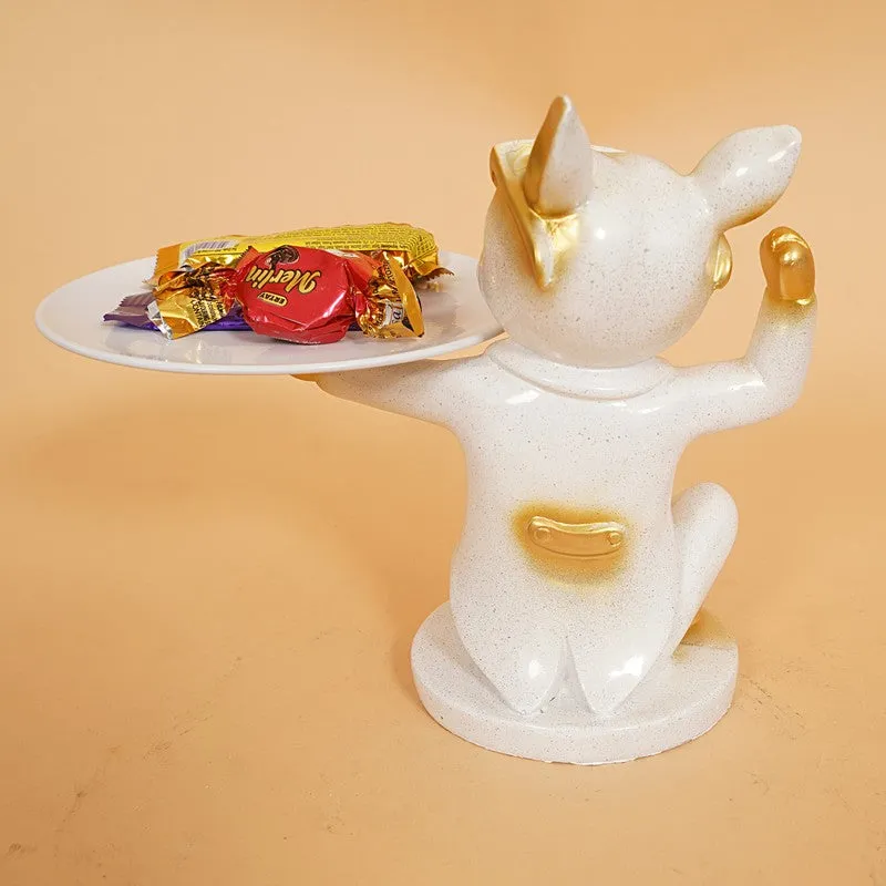 Elegant White & Gold Swan Showpiece media 8