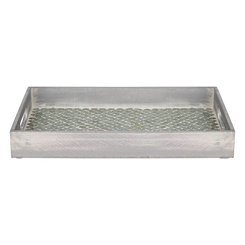 Pale Green Mosaic Serving Tray media 4