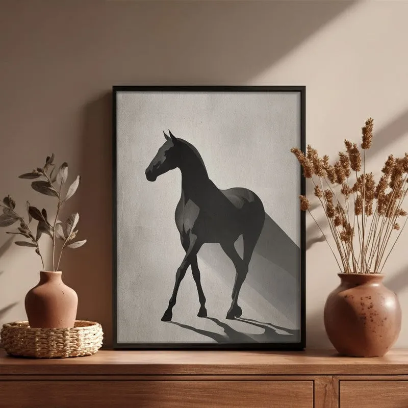 Silent Strength Wall Painting With Black Frame media 5