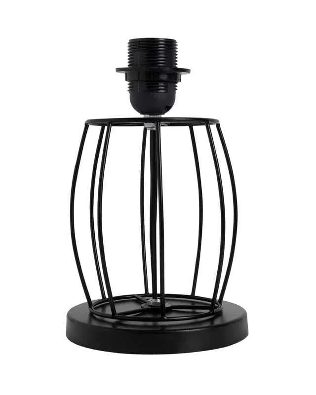 Labyrinth Fabric Table Lamp - Black,White media 5