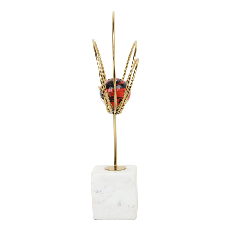 Crystal Misania Showpiece - Gold media 4