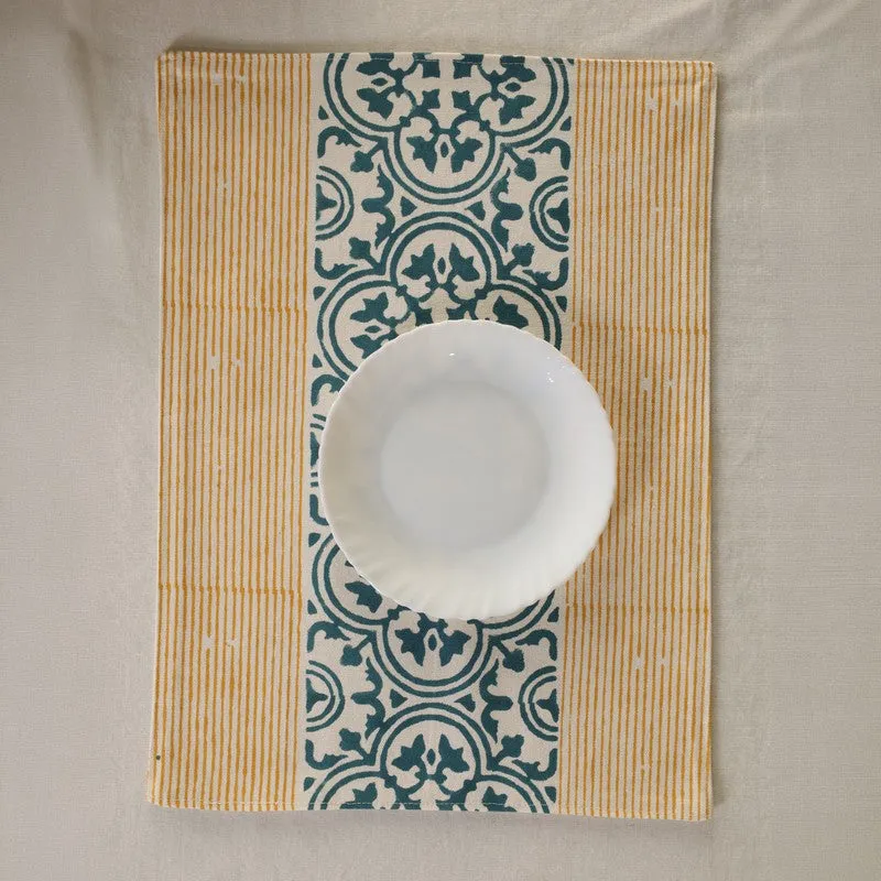 Ethnic Aura Canvas Table Mats - Set Of Four media 4