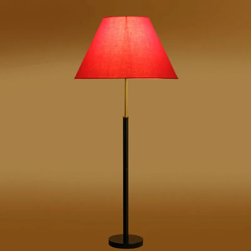 Halo Beam Wooden Floor Lamp - Orange media 7