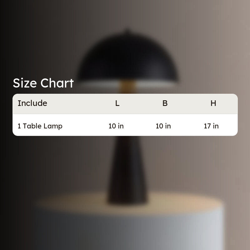 Fig Living Hoa Sphere Metal Table Lamp - Black media 7