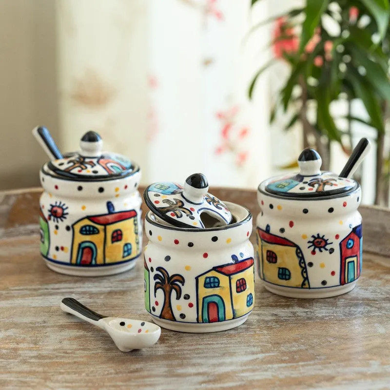 Kalakutir Ceramic Jar Set - Six Piece Set media 1