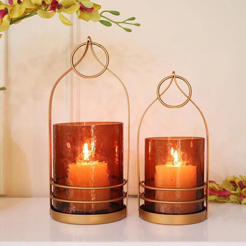 Misha Ethnic Candle Holder - Set Of Two media 1