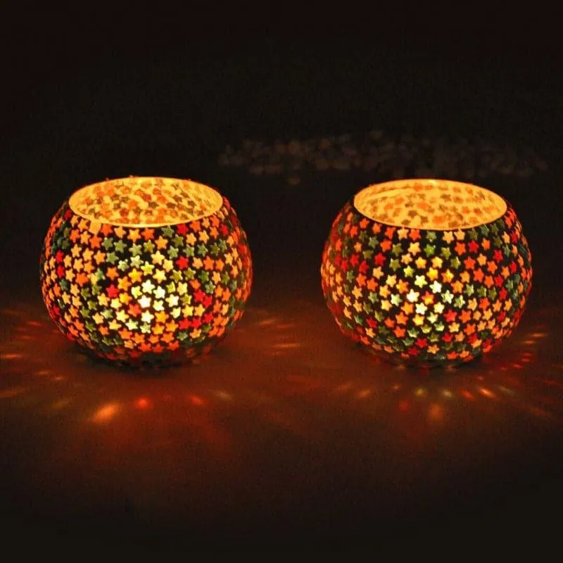 Starry Solace Tealight Candle Holder - Set Of Two media 3