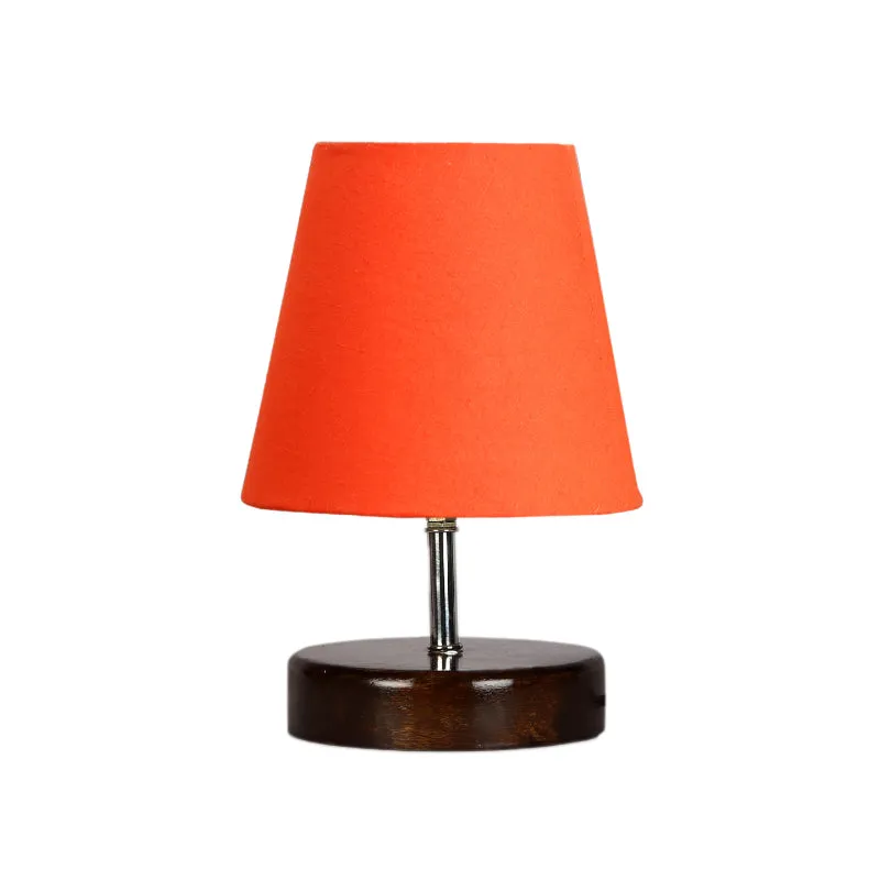Maxa Fabric Table Lamp - Orange,Black media 4