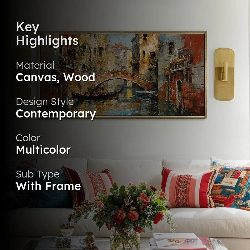 Riverside Homes Canvas Wall Painting With Frame media 2