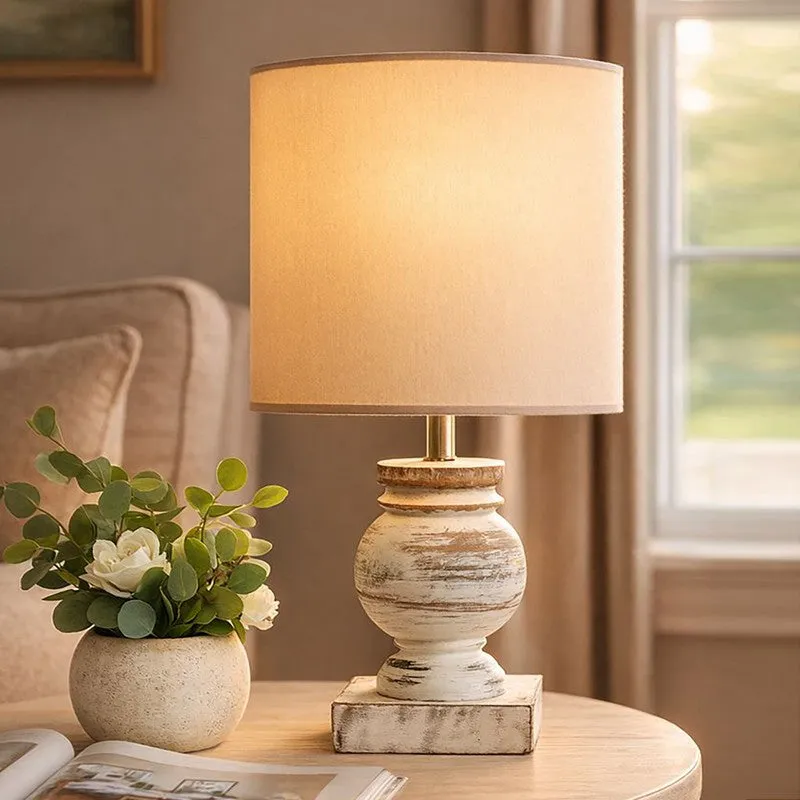 MonoShine Light Wooden Table Lamp media 1