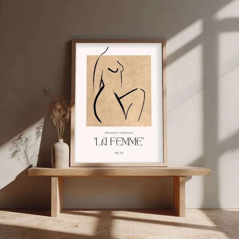 Sovereign Ease Canvas Wall Painting With Brown Frame media 4
