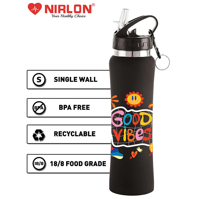 Good Vibes Sipper Water Bottle - 750 mL media 6
