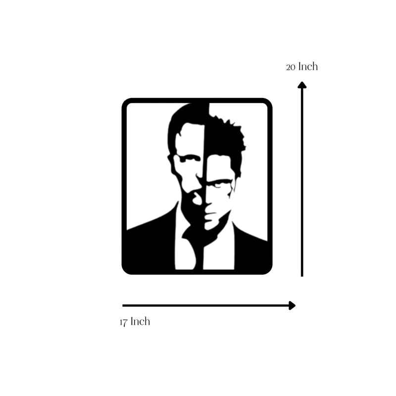 Duality Of Fight Club Iron Wall Accent media 5