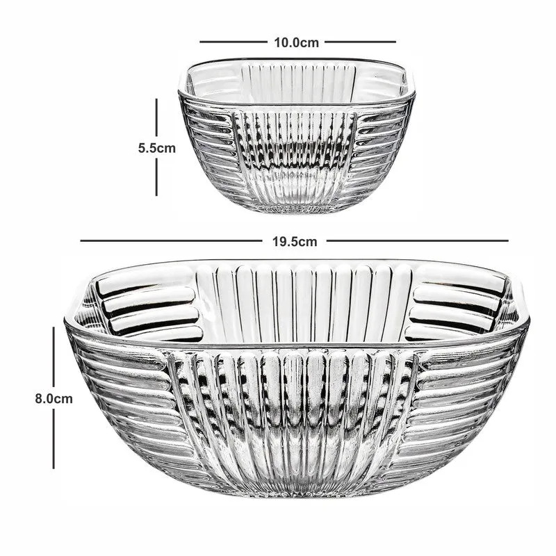 Glass Dessert Bowls - Seven Piece Set media 4