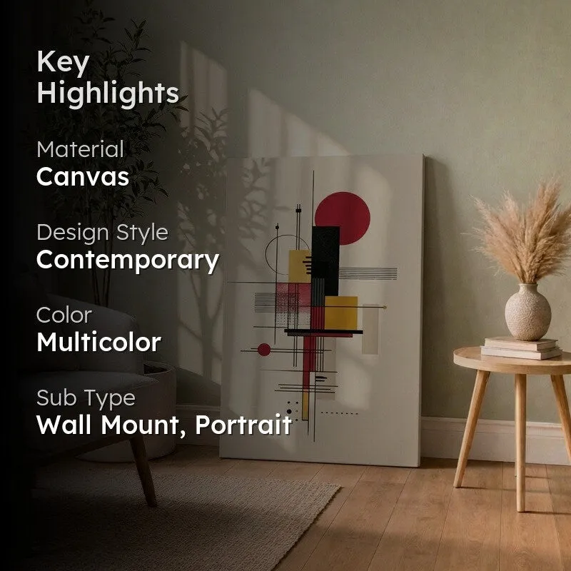 Axis Form Abstract Canvas Wall Art media 2