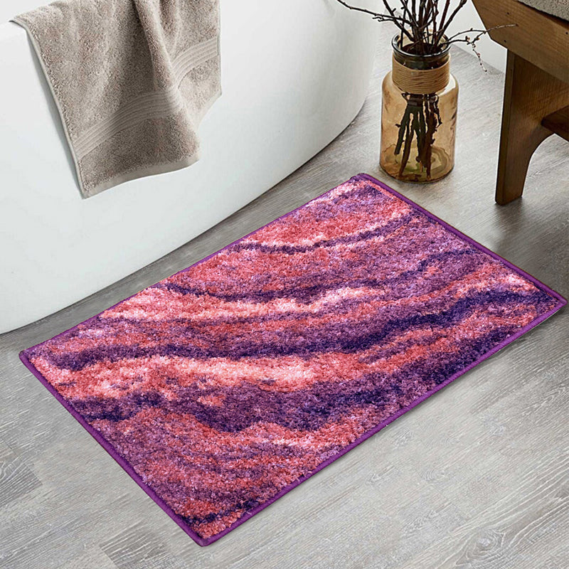 Naplet Micro Fiber Bath Mat - Purple media 3