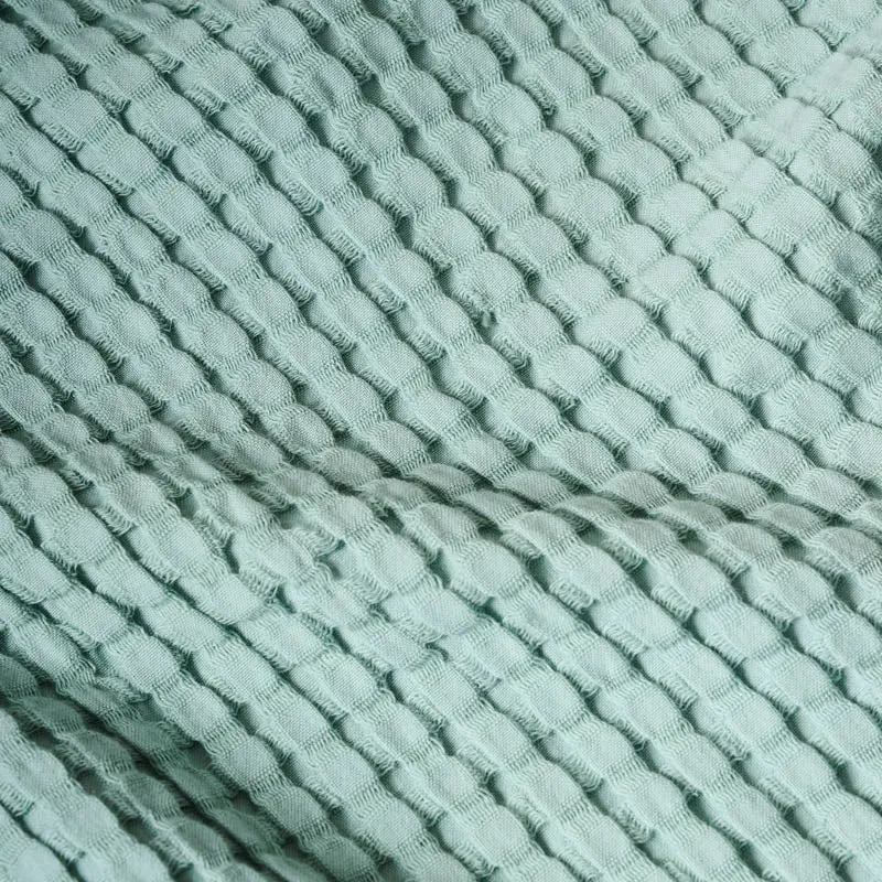 Rippley Soft Waffle Bath Towel (Blue) media 4