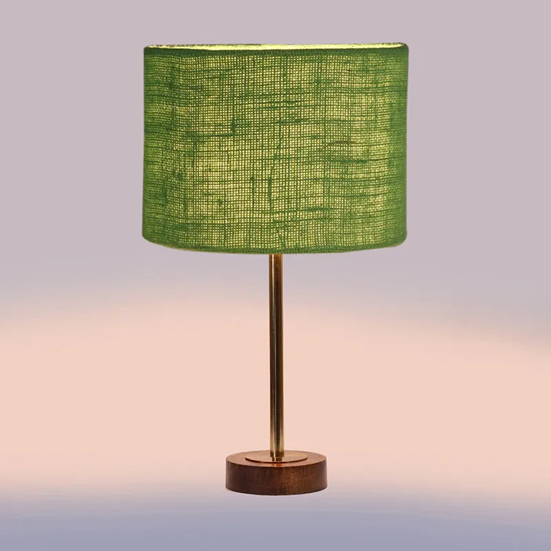 Sienna I Rodin Wooden Table Lamp - Green,Gold,Brown media 5