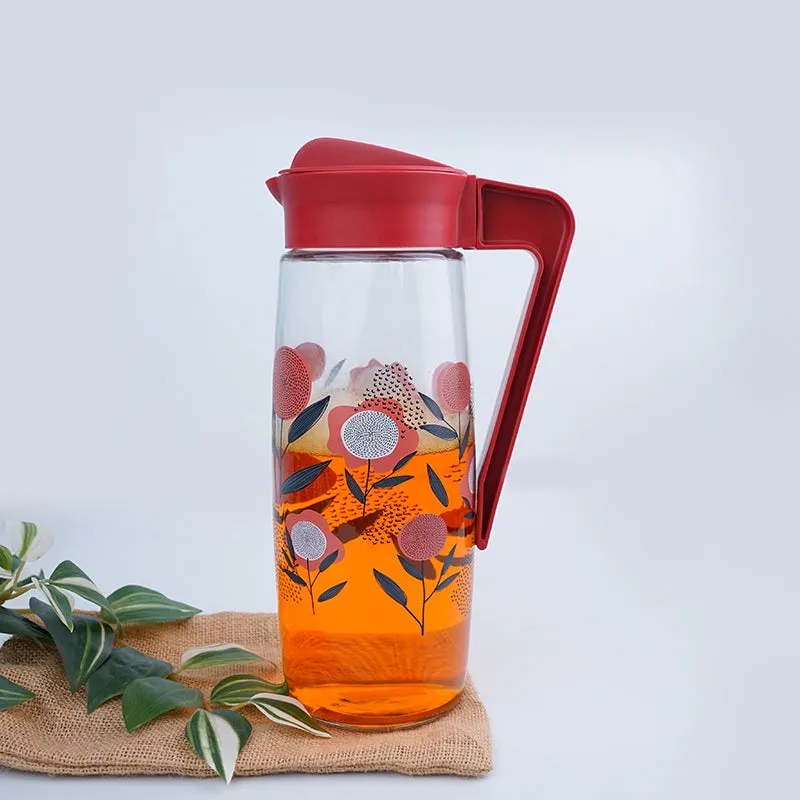 Pitola Flora Jug With Red Lid - 1600 ML media 1