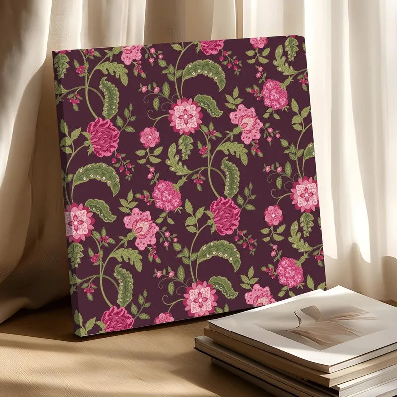 Ethnic Flora Canvas Wall Art media 4