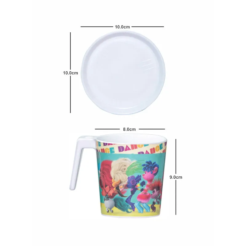 Servewell Trolls Melamine Coffee Mug (320 mL Each) - Set of Two media 4