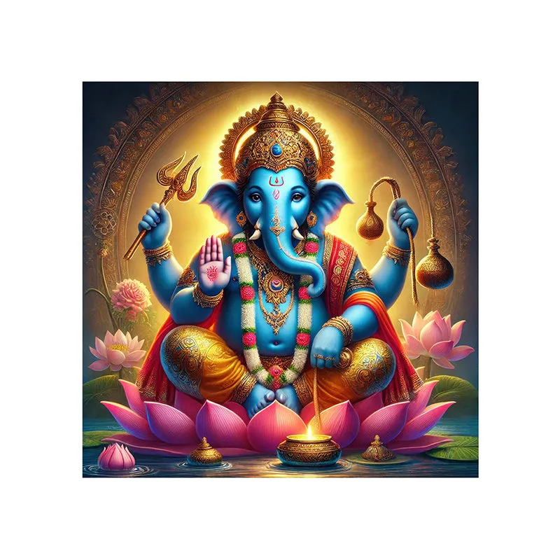 Gajavaktra Wall Painting media 5