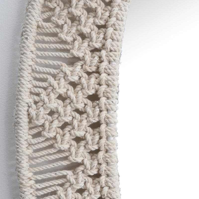Soulfully Boho Macrame Wall Mirror media 5