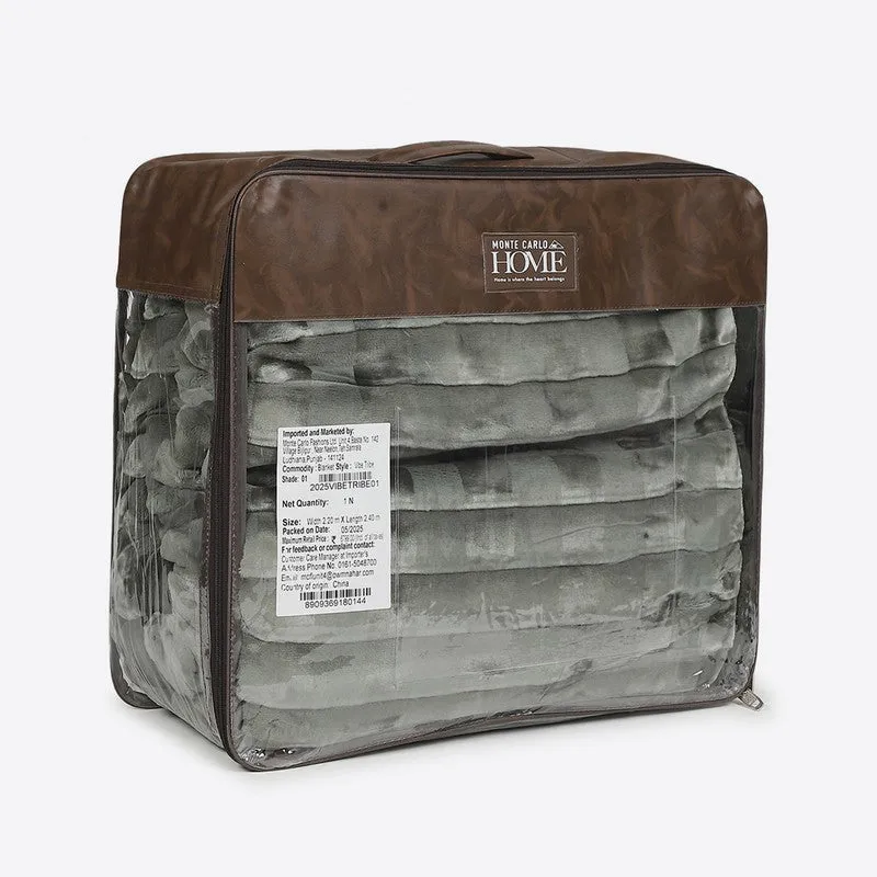 Monte Carlo Midnight Mosaic Blanket - 720 GSM media 7