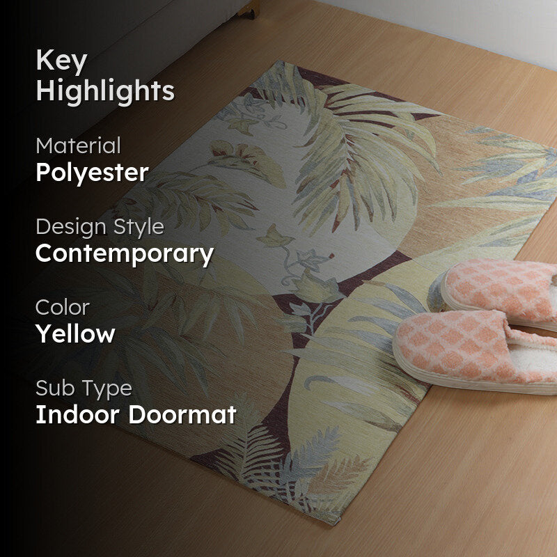 Tropical Gaze Printed Door Mats media 2