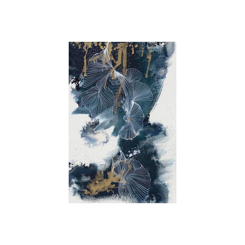 Arctic Drips Abstract Wall Painting media 5