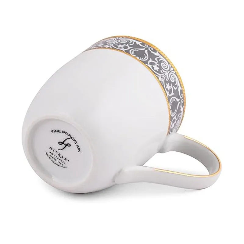 Brew Bloom Porcelain Coffee Mug (300 mL Each) - Set Of Two media 6