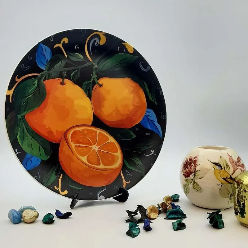 Oranges From Italy Decorative Plate media 1