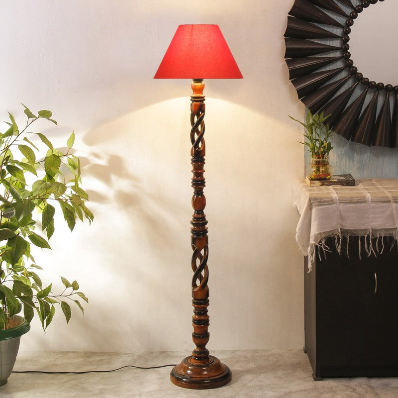 ConeCast Floor Lamp (Orange)