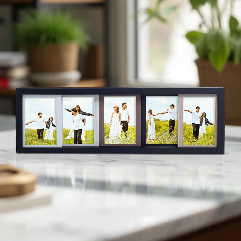 Linn 5 - in - 1 Wood Photo Frame media 6