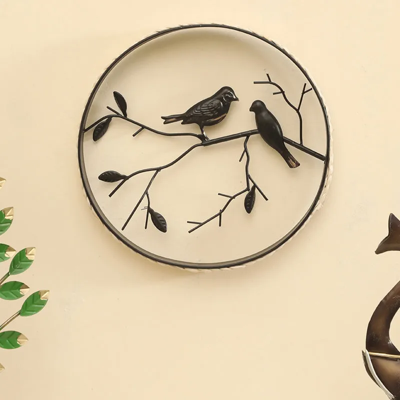 Chirpy Mate Cane & Metal Wall Accent media 1