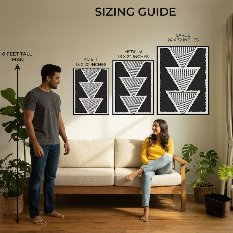 Tranquil Prism Archival Canvas Wall Art - Black Frame media 9