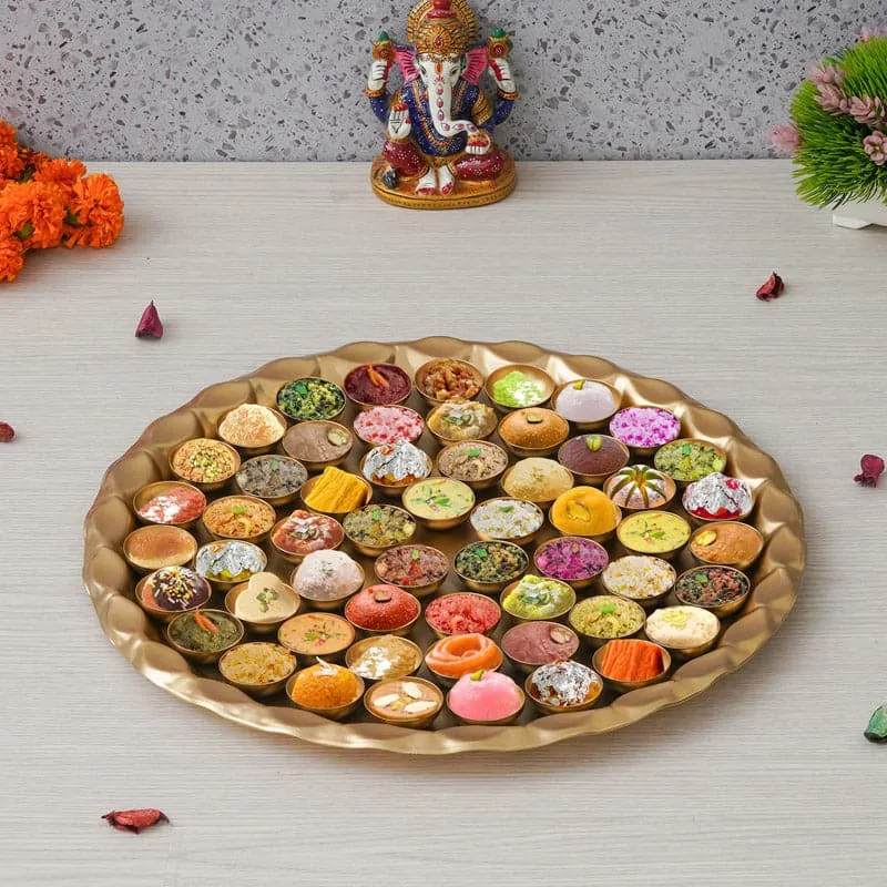 Sacred Bhog Pooja Thali media 1