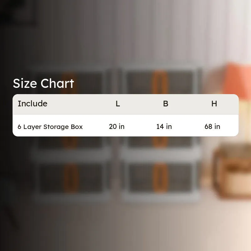 Orbox Six Tier Plastic Storage Box media 8