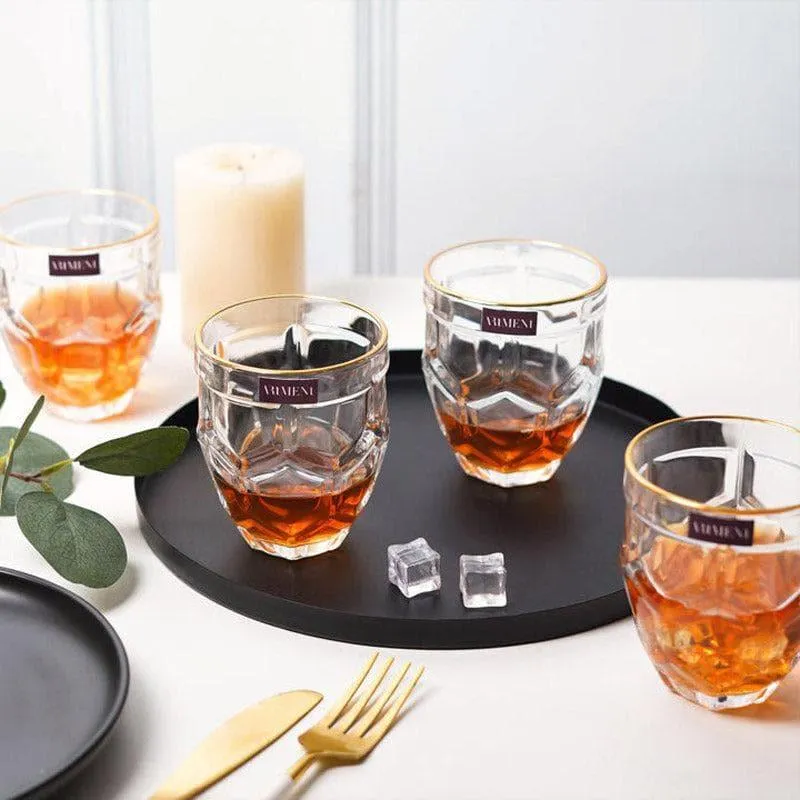 Hexa Sip Old Fashioned Glasses (360 ml) - Set Of Four media 1