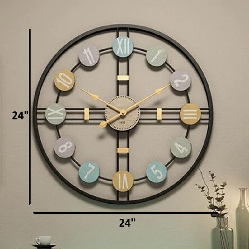 Dialy Silent Wall Clock - Black media 8