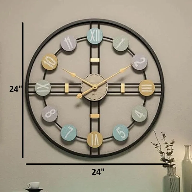 Dialy Silent Wall Clock - Black media 8
