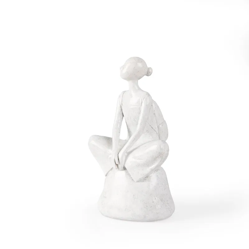 Meditative Mood Resin Showpiece media 4