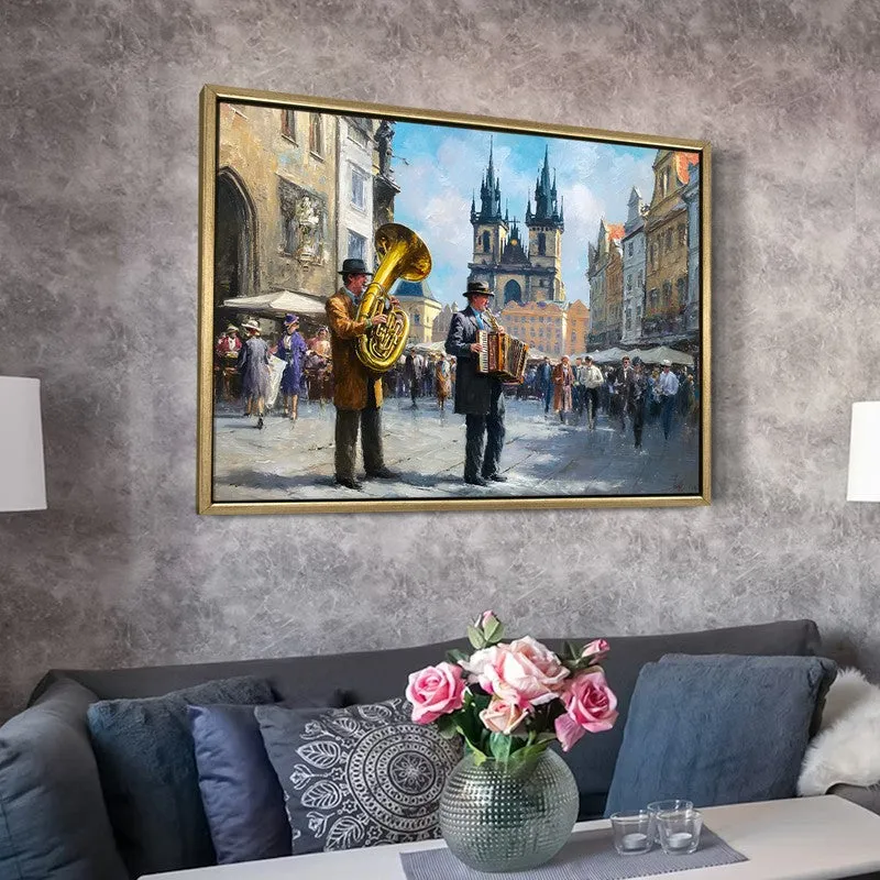 Rhapsody Canvas Wall Painting With Frame media 6