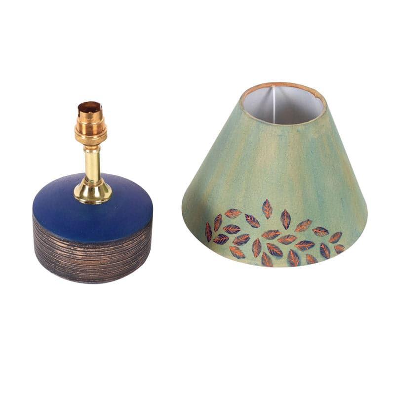 Leaves In Wind Wooden & Terracotta Table Lamp - Multicolor media 5