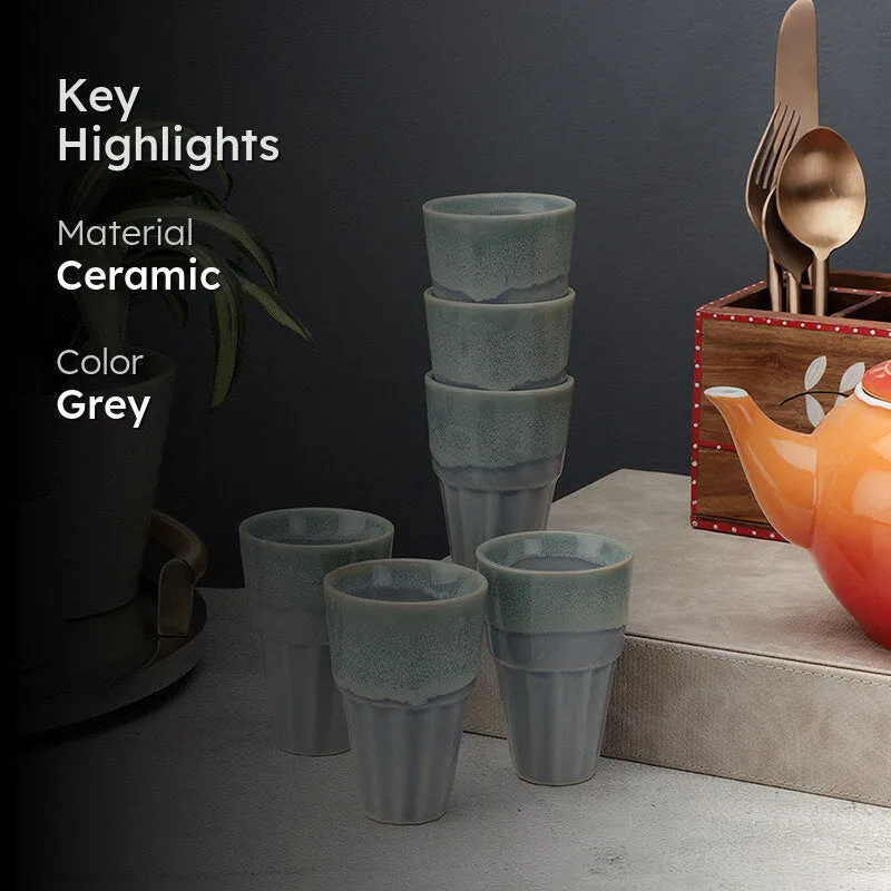 Petra Ceramic Kulhad - Set Of Six media 2