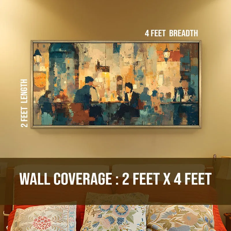 Ensemble Canvas Wall Painting With Frame media 8