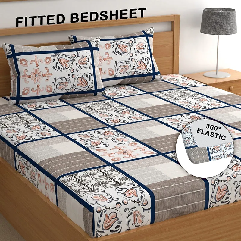 Frieda Fitted Microfiber Microfiber Bedsheet - 150 GSM media 3